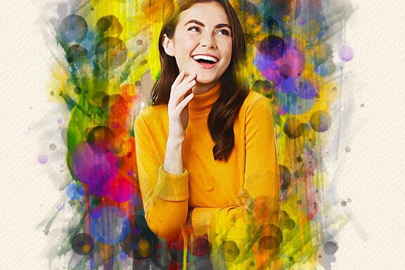  Artistic Watercolor Art Photo Effect