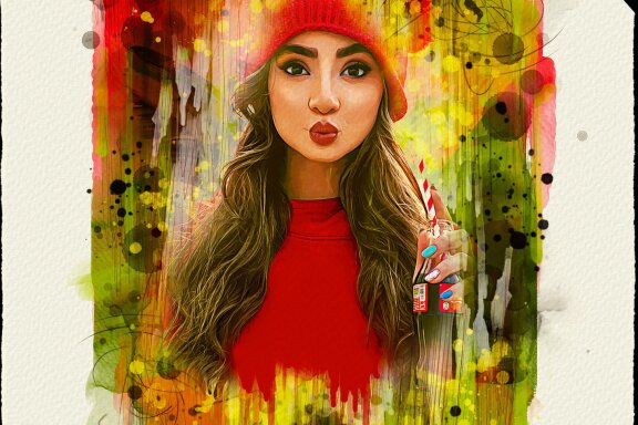 Creative Watercolor Art Photo Effect 