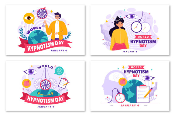 12 World Hypnotism Day Illustration