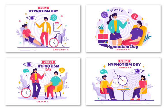 12 World Hypnotism Day Illustration