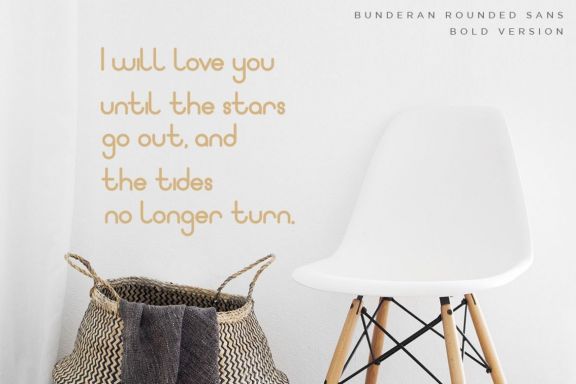 Bunderan Rounded Sans Font