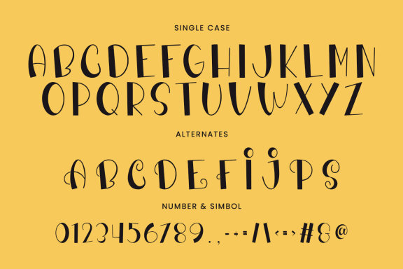 Summera Places Summer Display Font