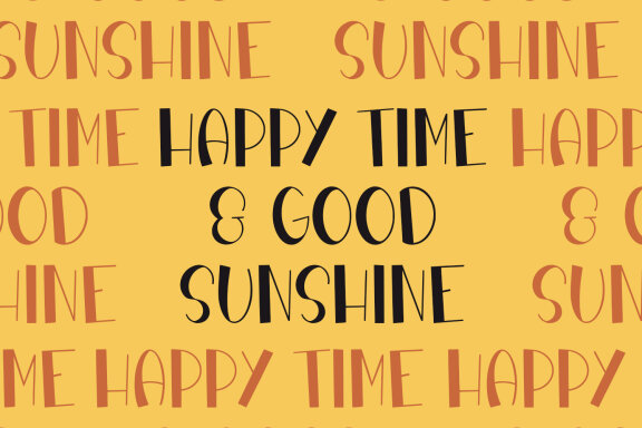 Summera Places Summer Display Font