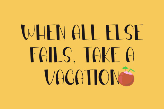 Summera Places Summer Display Font