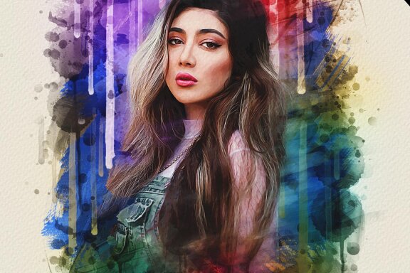  Editable Watercolor Art Photo Effect