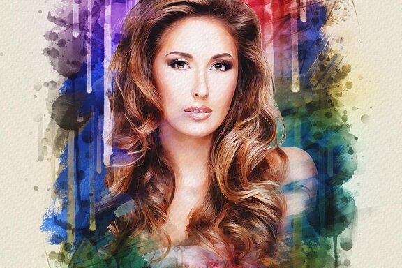  Editable Watercolor Art Photo Effect