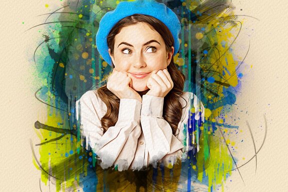 Convert Photo to Watercolor Painting