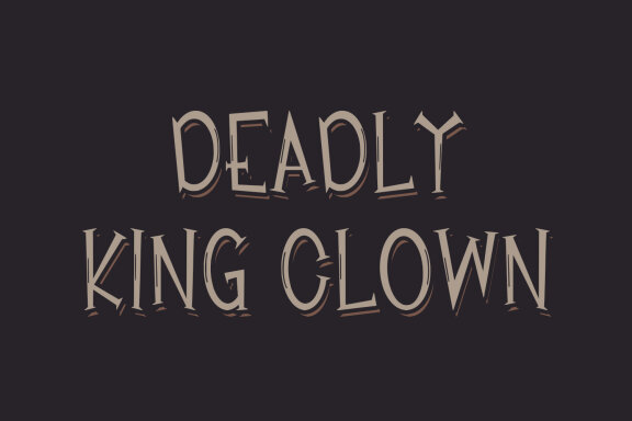 Carnifun Horror Circus Display Font