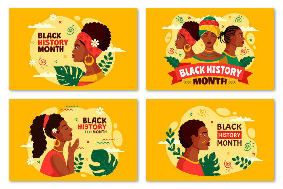 12 Black History Month Illustration