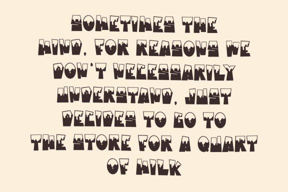 Hemilk Soons Funny Display Typeface