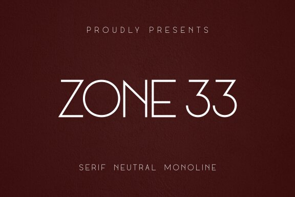 Zone 33 Font