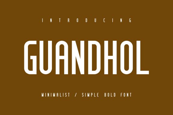 Guandhol Bold Font
