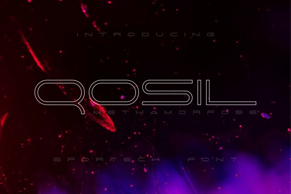 QOSIL Methamorfose Font ( 2 Style )