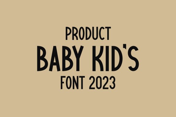 Tagbogy Kids Font