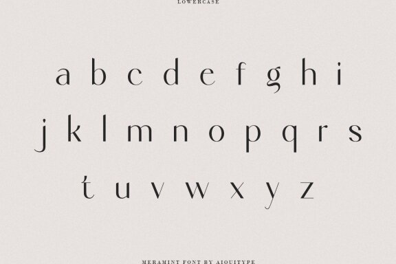 Meramint - Minimalist Sans Serif Font