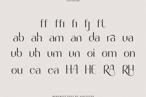 Meramint - Minimalist Sans Serif Font