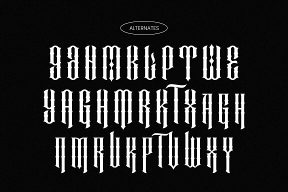 Masberco – Blackletter Style