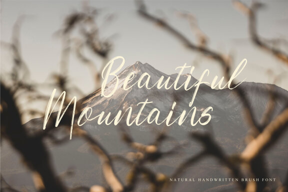 Samarata - Natural Handwritten Brush Font