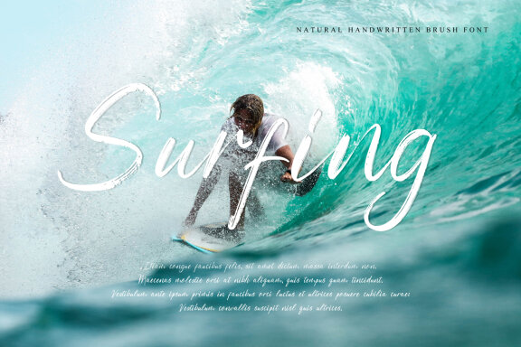 Samarata - Natural Handwritten Brush Font