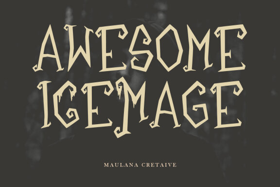Ancient Witchem Halloween Display Typeface
