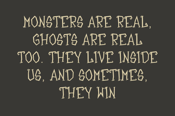 Ancient Witchem Halloween Display Typeface