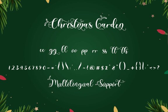 Christmas Garden
