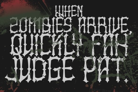 Kruesm - Horror FREE Font