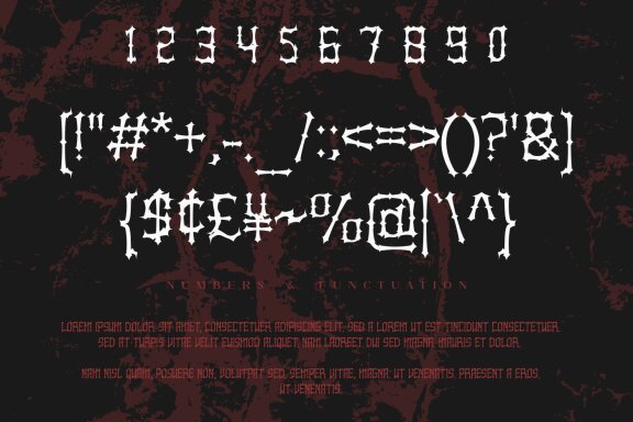 Kruesm - Horror FREE Font