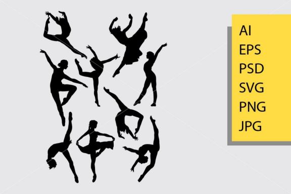 Dancing 2 silhouette