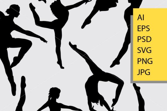 Dancing 2 silhouette