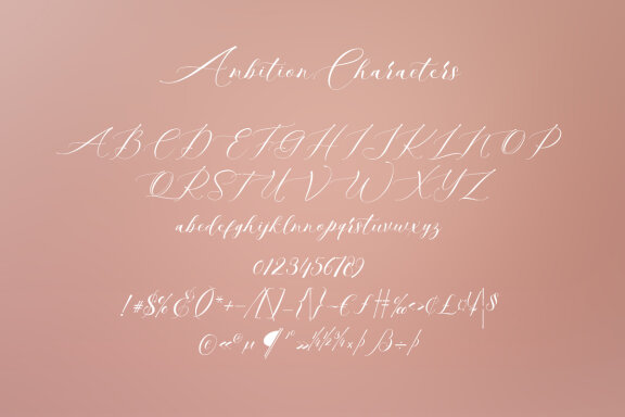 Ambition Bright Script