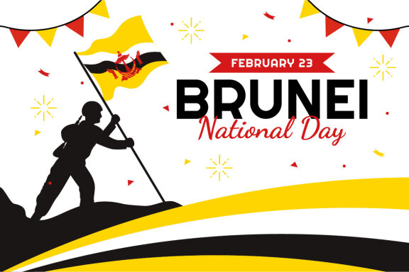 13 Brunei Darussalam National Day Illustration