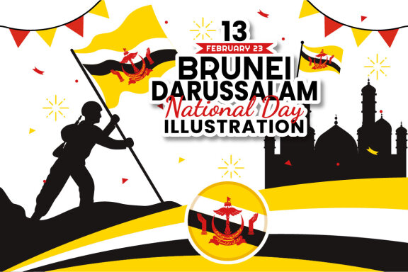 13 Brunei Darussalam National Day Illustration