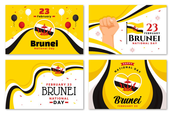 13 Brunei Darussalam National Day Illustration