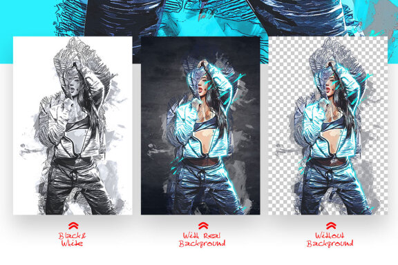 Mixed Art Photoshop Action