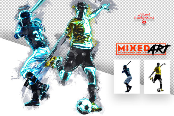 Mixed Art Photoshop Action