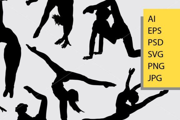 Dancing 4 silhouette