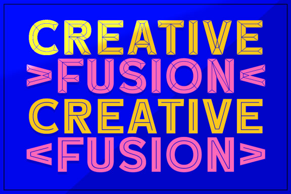 Creative Fusion - Custome Typeface