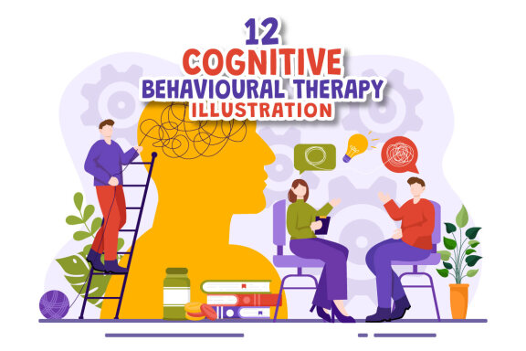 12 Cognitive Behavioural Therapy Illustration