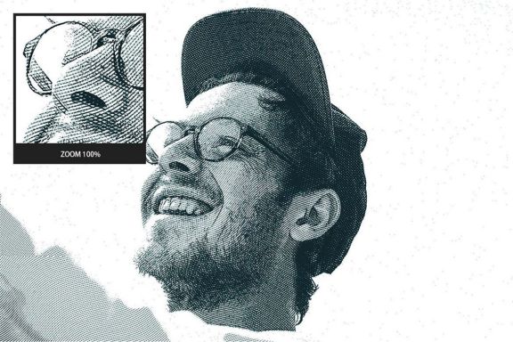 Engrave Photoshop Action
