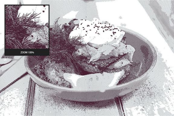 Engrave Photoshop Action
