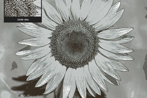 Engrave Photoshop Action