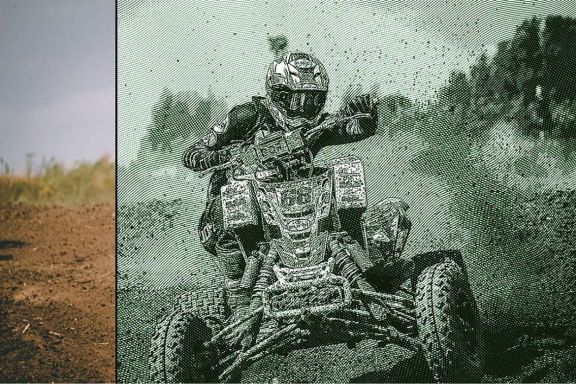 Engrave Photoshop Action