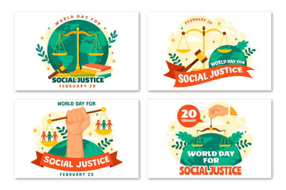 12 World Day of Social Justice Illustration