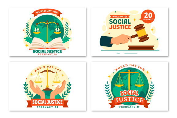 12 World Day of Social Justice Illustration