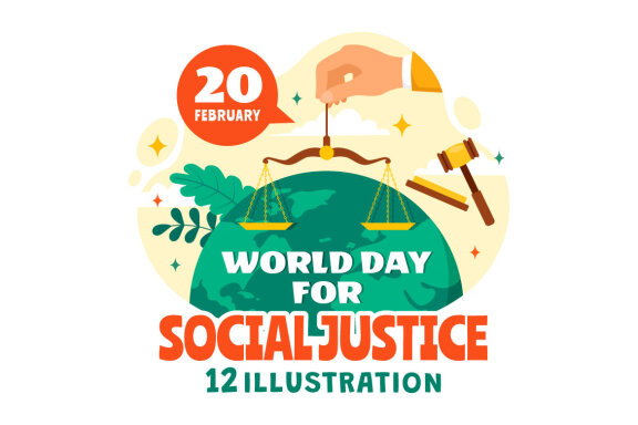 12 World Day of Social Justice Illustration