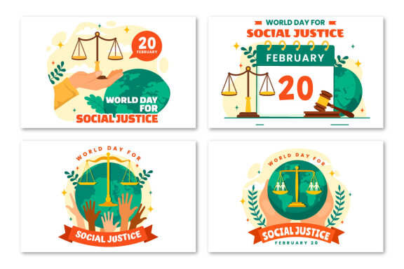 12 World Day of Social Justice Illustration