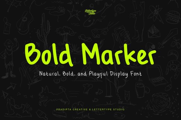 Bold Marker | Natural & Bold Display