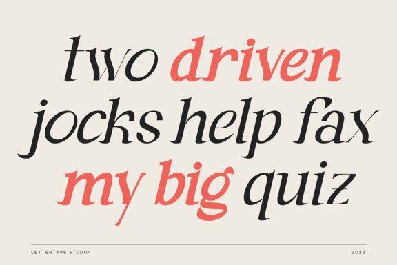 Andaman an Experimental Serif Font
