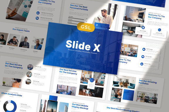 Slide X Finance Google Slides Presentation Template